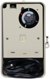 Two-Circuit Portable Outdoor Timer with GFCI Protection