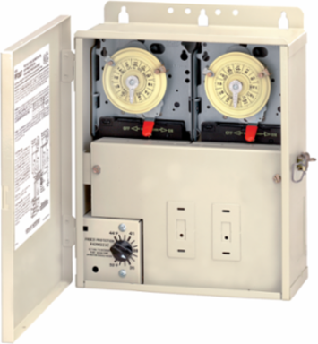 Freeze Protection Control Center 240V, 2 Timers, Thermostat