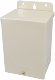 Pool & Spa Safety Transformer, 100 W, Beige Steel Enclosure, Input 120V, Output 12-14V