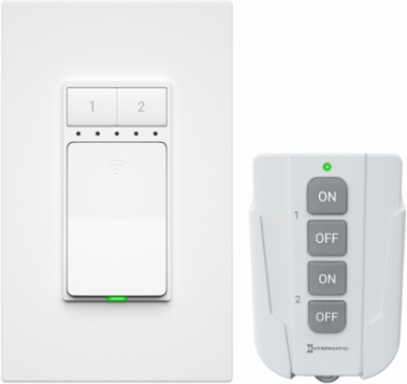 Long-Range Wireless Switch with Remote Control Fob Bundle