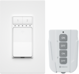 Long-Range Wireless Switch with Remote Control Fob Bundle