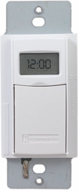 7-Day Heavy-Duty Programmable Timer, 120-277 VAC, 15A, White