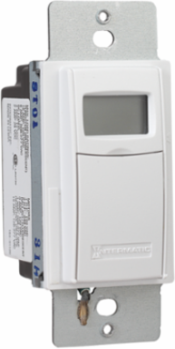 7-Day Heavy-Duty Programmable Timer, 120-277 VAC, 15A, White