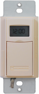 7-Day Heavy-Duty Programmable Timer, 120-277 VAC, Light Almond