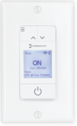 Smart Wi-Fi Timer, 120 VAC, 15A, White