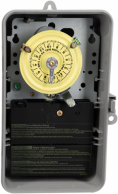 24-Hour Mechanical Time Switch, 40A, SPST, 120 VAC, Indoor/Outdoor