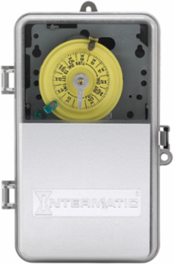 24-Hour Mechanical Time Switch, 120 VAC, 60Hz, SPST, 40A