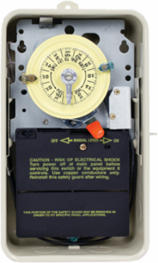 24-Hour 120V Mechanical Time Switch, SPST, Type 3R Enclosure