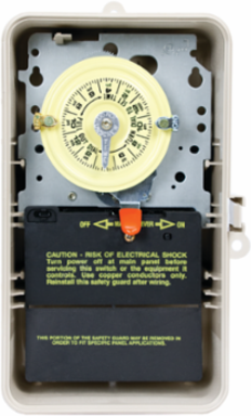24-Hour 208-277V Mechanical Time Switch DPST Type 3R Enclosure