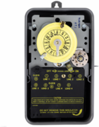 24-Hour Mechanical Time Switch 480 VAC 60Hz Outdoor Enclosure