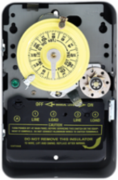 24-Hour Mechanical Time Switch, Skip-a-Day, 208-277 VAC, DPST, 1 Hr Interval