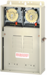 100 A Load Center, Two T104M Mechanisms, 8-Breaker Spaces