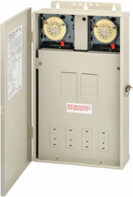 125 A Load Center with Two T104M Mechanisms, 8-Breaker Spaces