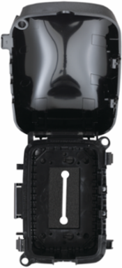 Extra-Duty Plastic Weatherproof Cover, Single-Gang, 2.75 Inch Depth, Black