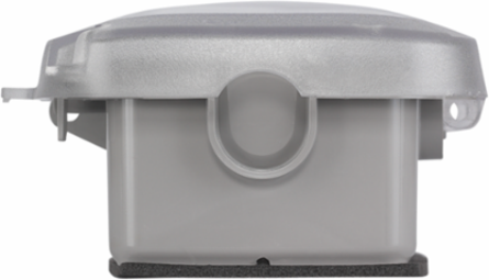 Extra-Duty In-Use Weatherproof Cover, Single-Gang, Clear, 2.75 Inch Depth