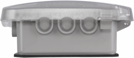Extra-Duty In-Use Weatherproof Cover, Single-Gang, Clear, 2.75 Inch Depth