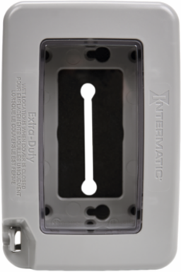 Low-Profile Extra-Duty Plastic Weatherproof Cover, 3.75 x 1.5 x 5.5 Inch