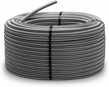 1-1/4 Inch x 500 Foot CSA/UL Grey Cor-Line ENT Tubing, Impact Resistant PVC