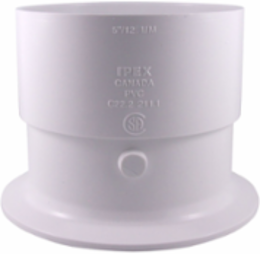 5 Inch PVC Bell Ends Superduct - Corrosion Resistant, Smooth Surface, CSA Certified