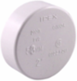 2 Inch PVC SW Cap Super Duct - Durable, Chemical Resistant