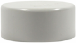 Super Duct 4 Inch PVC Cap - Chemical Resistant, CSA Certified