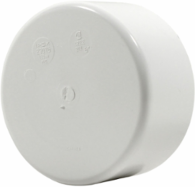 Super Duct 6 Inch PVC Cap – Lightweight, Chemical Resistant, CSA Certified