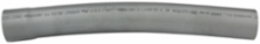 3 Inch PVC 22.5° Long Sweep Elbow SPxBE Grey, 36R Radius
