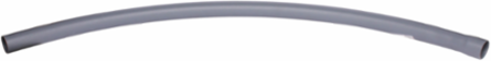 PVC 90 Degree 4 Inch x 36R Bell-Ended Sweep Duct, Lightweight, GREY