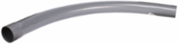 5 Inch 90 Degree PVC Sweep Elbow SPxBE Grey Long with 42R Radius