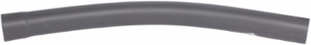 3 Inch x 45° x 36R PVC Bell End Sweep, Lightweight, Grey