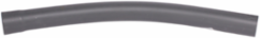 3 Inch x 45° x 36R PVC Bell End Sweep, Lightweight, Grey