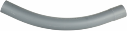 4 Inch x 45 Degree PVC Sweeps with Bell Ends, 36 Inch Radius, Grey