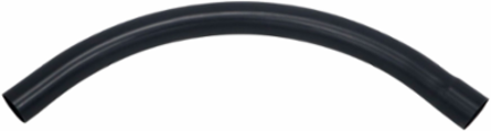 3-1/2 Inch x 90° PVC Superduct Sweep with Bell Ends, GREY, 60R Angle