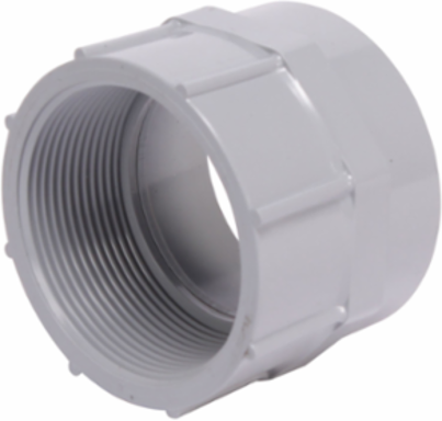PVC Female Adapter 3 Inch IPS THRxSW Duct - Corrosive Resistant, Durable