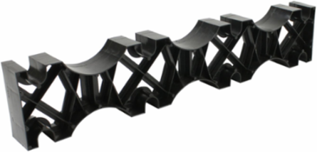 Monobloc Duct Spacer 4 Inch x 2 Inch x 2 Inch x 3 Inch, Lightweight, 0.281 kg