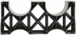 2 Way PE Duct Spacer Monobloc, Dimensions 2" x 1-1/2" x 1-1/2" x 3"