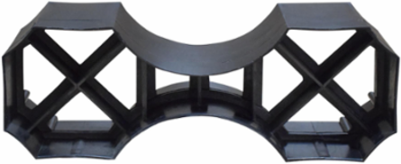 Monobloc Spacer 4 Inch x 1 Inch x 1 Inch x 2 Inch, Lightweight, Versatile Configuration