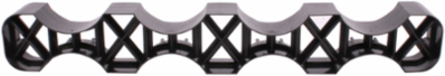 Monobloc PE 4 Way Duct Spacer 3-1/2 Inch x 1 Inch x 1 Inch x 2 Inch