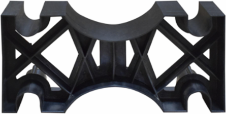 Monobloc Spacer 4 Inch x 2 Inch x 2 Inch x 3 Inch, Lightweight, 0.126 kg