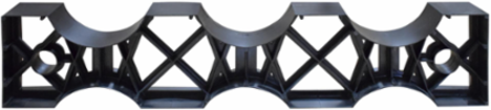 Monobloc Spacer 4-1/2 Inch x 2 Inch x 2 Inch x 3 Inch, Lightweight, Resilient