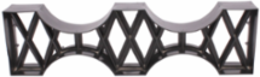 Monobloc 2-Way Duct Spacer, 5 Inch x 1-1/2 Inch x 3 Inch, PE Material