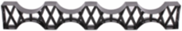 4-Way Duct Spacer Monobloc 5 Inch x 1-1/2 Inch x 1-1/2 Inch x 3 Inch