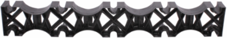 Monobloc Spacer 4 Inch x 2 Inch x 2 Inch x 3 Inch, Lightweight 0.360 kg