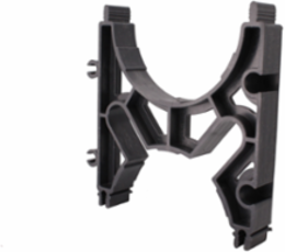 Intermediate Vertical Lok Spacer 4 Inch x 1-1/2 Inch ABS, Black, Snap Fit