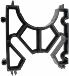 Intermediate Vertical Lok Spacer 4 Inch x 3 Inch ABS, Snap Fit, Black