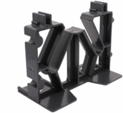 BS3545 2 Inch x 3 Inch BVL Spacer with Molded Rebar Slots and ABS Material