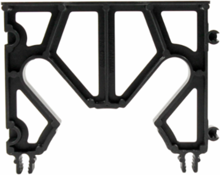 3 Inch x 2 Inch Base Vertical Lok Spacer with Molded Rebar Slots