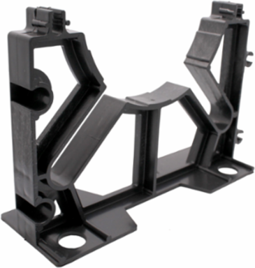5 Inch x 3 Inch BVL Spacer Superduct, Black ABS Material