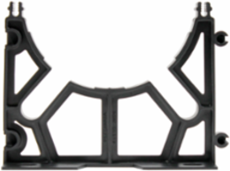 Base Vertical Lok Spacer 6 Inch x 1-1/2 Inch, ABS Material, Black, Snap Fit