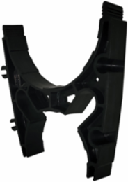 Intermediate Vertical Lok Spacer 4 Inch x 1 Inch PVC, Snap Fit Connection